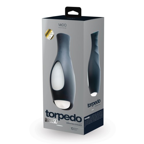 VeDO Torpedo Masturbador Vibrador Recargable Negro