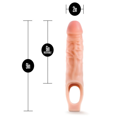 Blush Performance Plus 9" Penis Extender - Realistic Feel