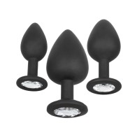 Silicone Gem Anal Kit - Black