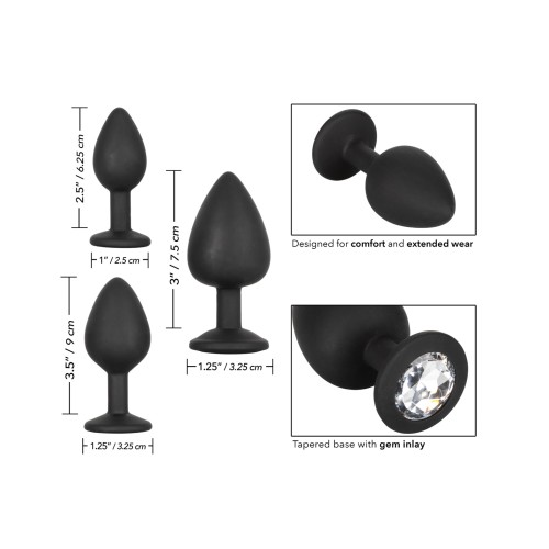 Silicone Gem Anal Kit - Black