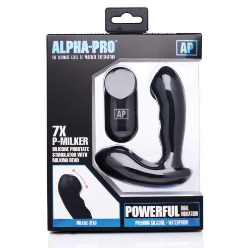 Estimulador Prostático Alpha Pro 7x P-Milker - Negro