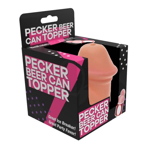 Pecker Beer Can Topper