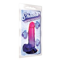 Shades Jelly TPR Gradient Dong Large - Pink/Plum