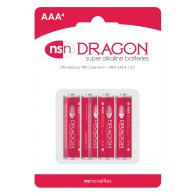 Dragon Alkaline Batteries AAA Pack of 4