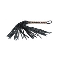 Flogger de Faux Leather Spartacus - Dorado