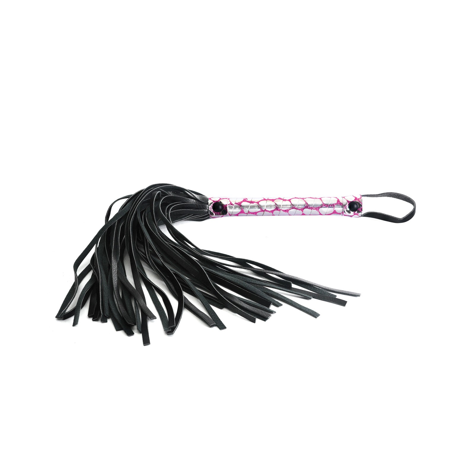 Flogger Rosa de Cuero Sintético Spartacus para Juego BDSM