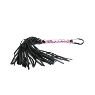 Flogger Rosa de Cuero Sintético Spartacus para Juego BDSM