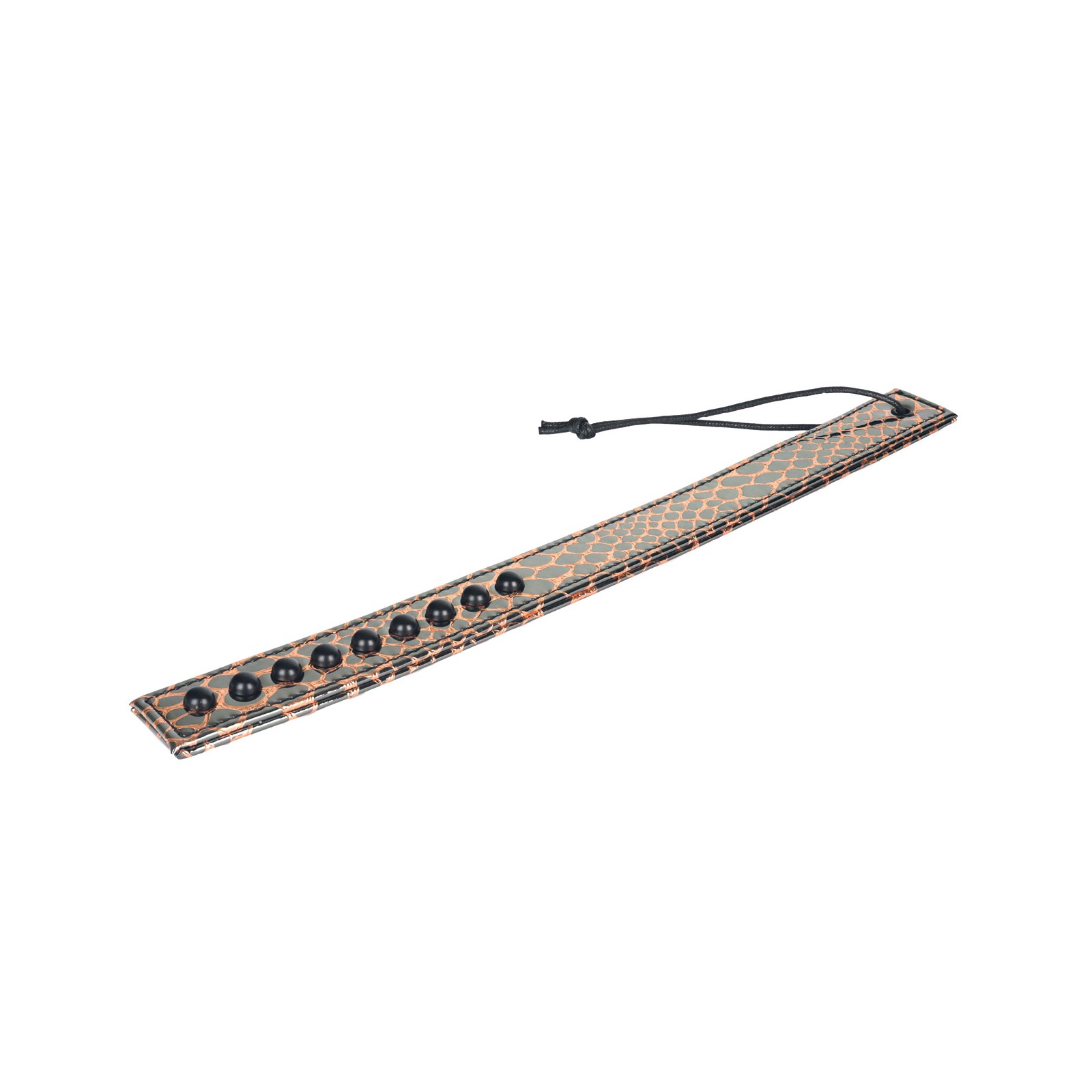 Spartacus Faux Leather Paddle - Gold for BDSM Fun