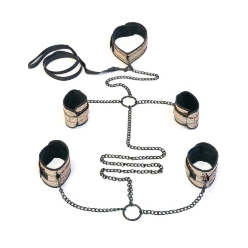 Spartacus Faux Leather Bondage Kit with Leash