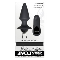 Evolved Remote Anal Plug Black