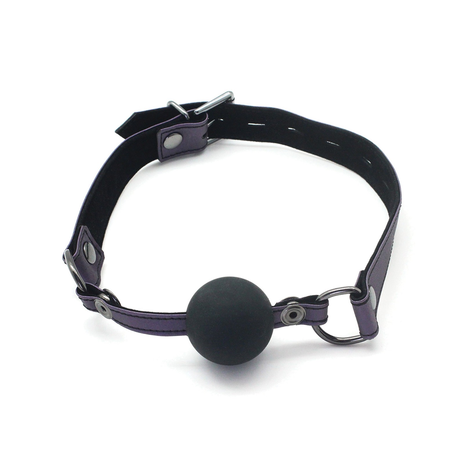 Ball Gag Spartacus Galaxy Legend de Silicona - Púrpura