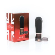 Vibrador de Dedo Hot Octopuss Digit Negro - Vibraciones Potentes