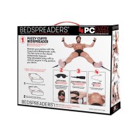 Fuzzy Lovers Bedspreader Set for Playful Bondage