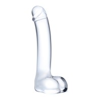 Dildo de Cristal Curvado para G-Spot de 7 Pulgadas