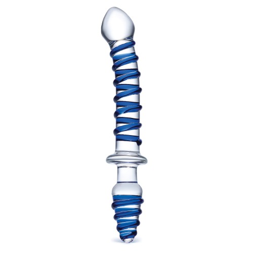 Glas 10 Mr. Swirly Dildo y Plug Anal