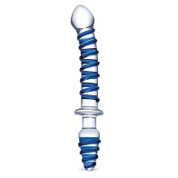 Glas 10 Mr. Swirly Dildo y Plug Anal