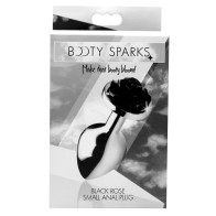 Booty Sparks Black Rose Anal Plug - Small Size