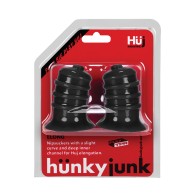 Chupadores de Pezones Hunky Junk Elong - Negro