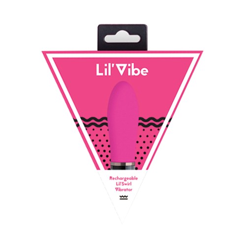 Lil' Vibe Swirl Rechargeable Vibrator Pink