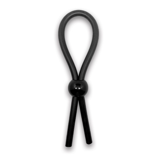 Rock Solid Lasso Single Adjustable Lock - Black Silicone