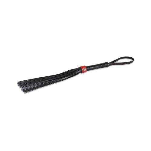 Flogger de Cordero de 14" Sultra Negro Rojo