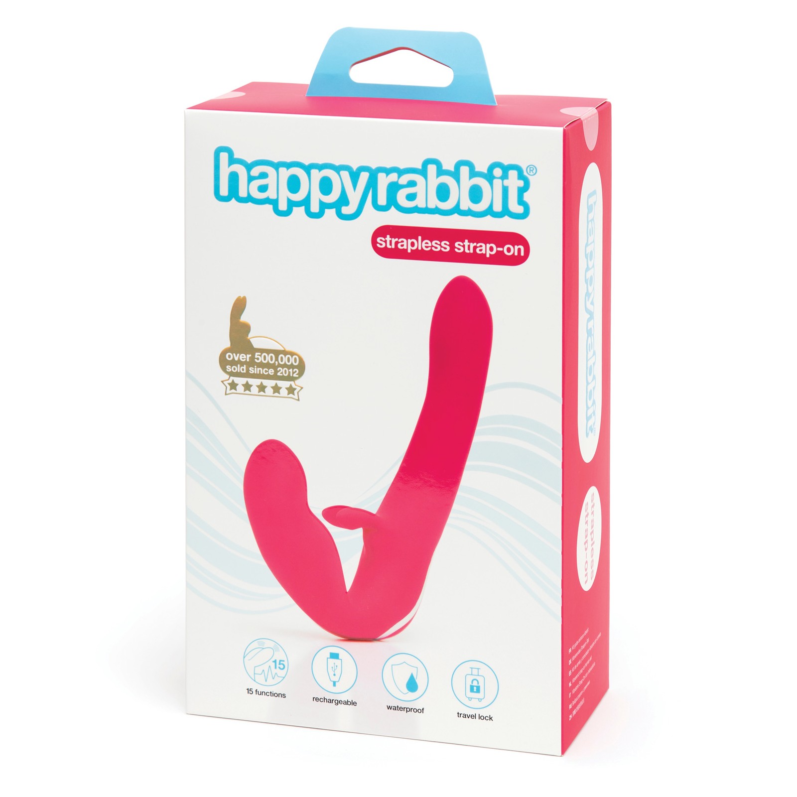 Happy Rabbit Strapless Strap-on Vibrator Pink Online