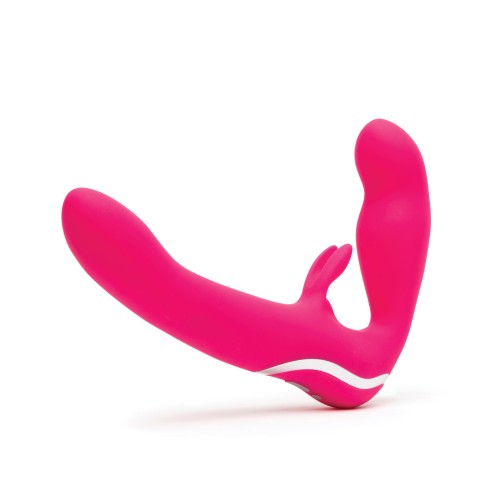 Happy Rabbit Strapless Strap-on Vibrator Pink Online