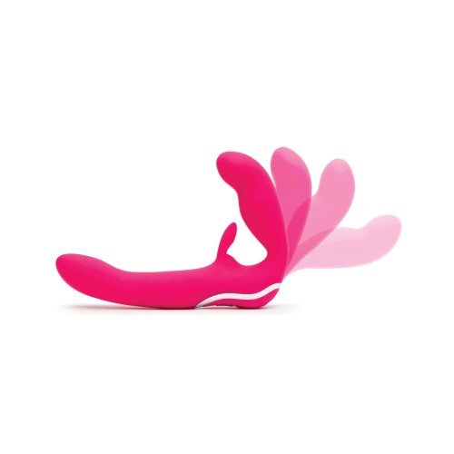 Happy Rabbit Strapless Strap-on Vibrator Pink Online