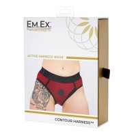 Sportsheets Em.Ex. Contour Harness XX-Large - Red