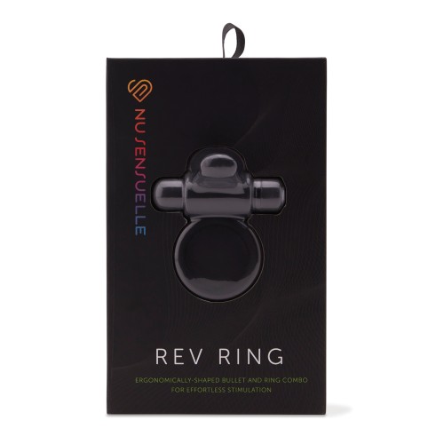 Nu Sensuelle Rev Silicone Bullet Ring for Enhanced Pleasure