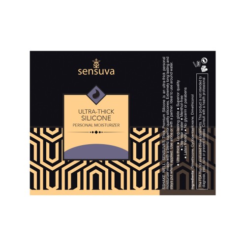 Sensuva Ultra Thick Silicone Moisturizer - Lasting Pleasure