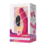 Pegasus 6 Inch Rechargeable Ripple Peg Pink