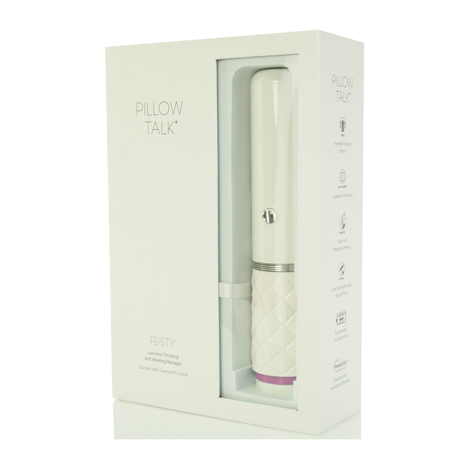 Pillow Talk Feisty Thrusting Vibrator for Ultimate Pleasure