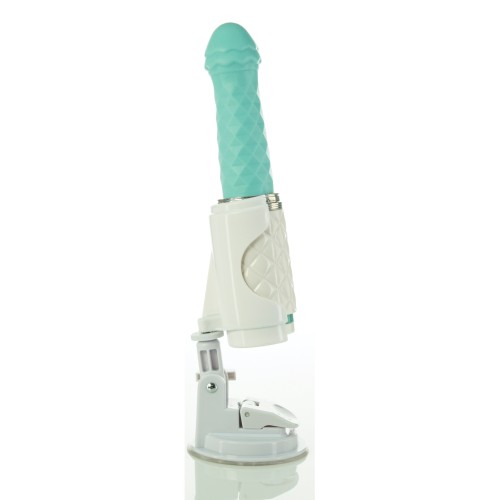 Pillow Talk Feisty Thrusting Vibrator - Teal