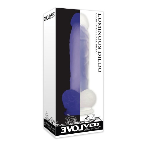 Evolved Luminous Dildo Non Vibrating Purple