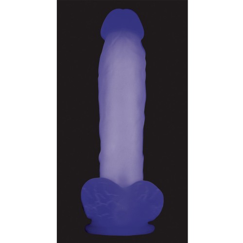 Dildo Luminiscente No Vibrador - Púrpura