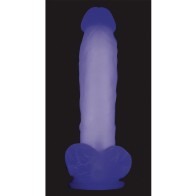 Dildo Luminiscente No Vibrador - Púrpura