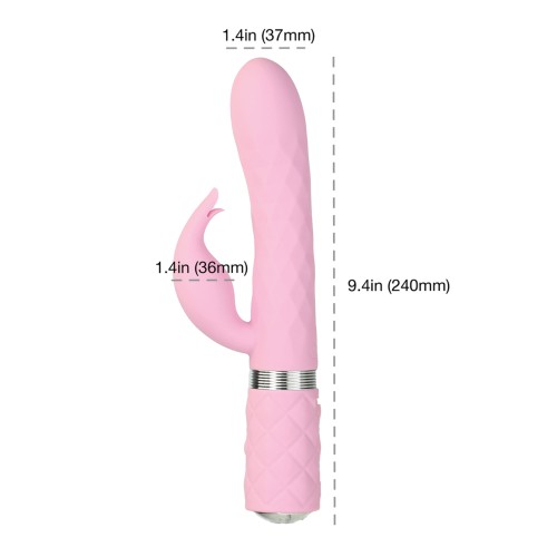 Pillow Talk Lively Dual Motor Vibrator Pink