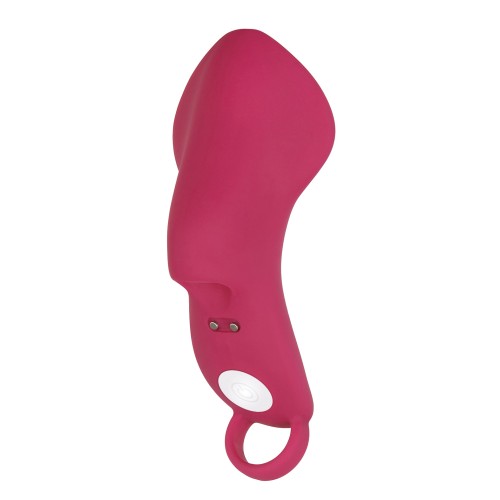 Evolved Frisky Finger Vibrador Recargable Burdeos