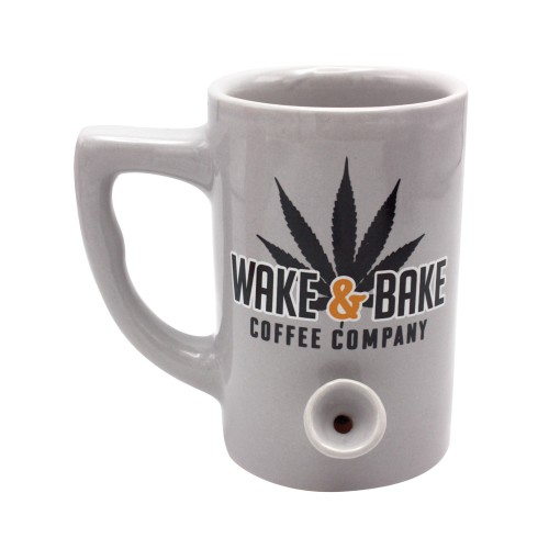 Wake & Bake Coffee Mug 10oz Grey