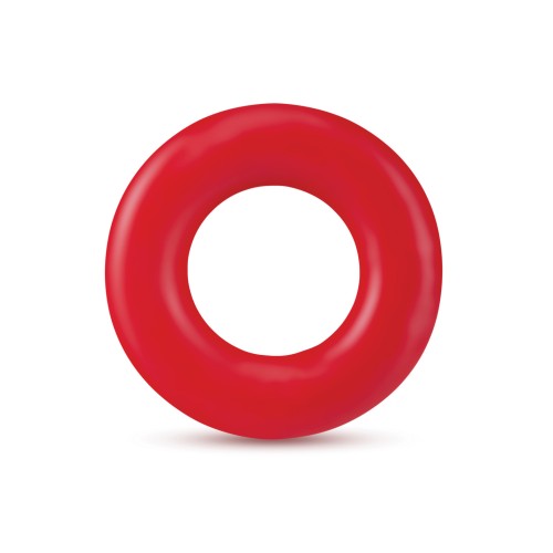 Blush Stay Hard Donut Rings Red Pack of 2