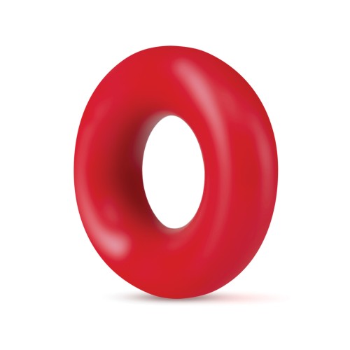 Blush Stay Hard Donut Rings Red Pack of 2