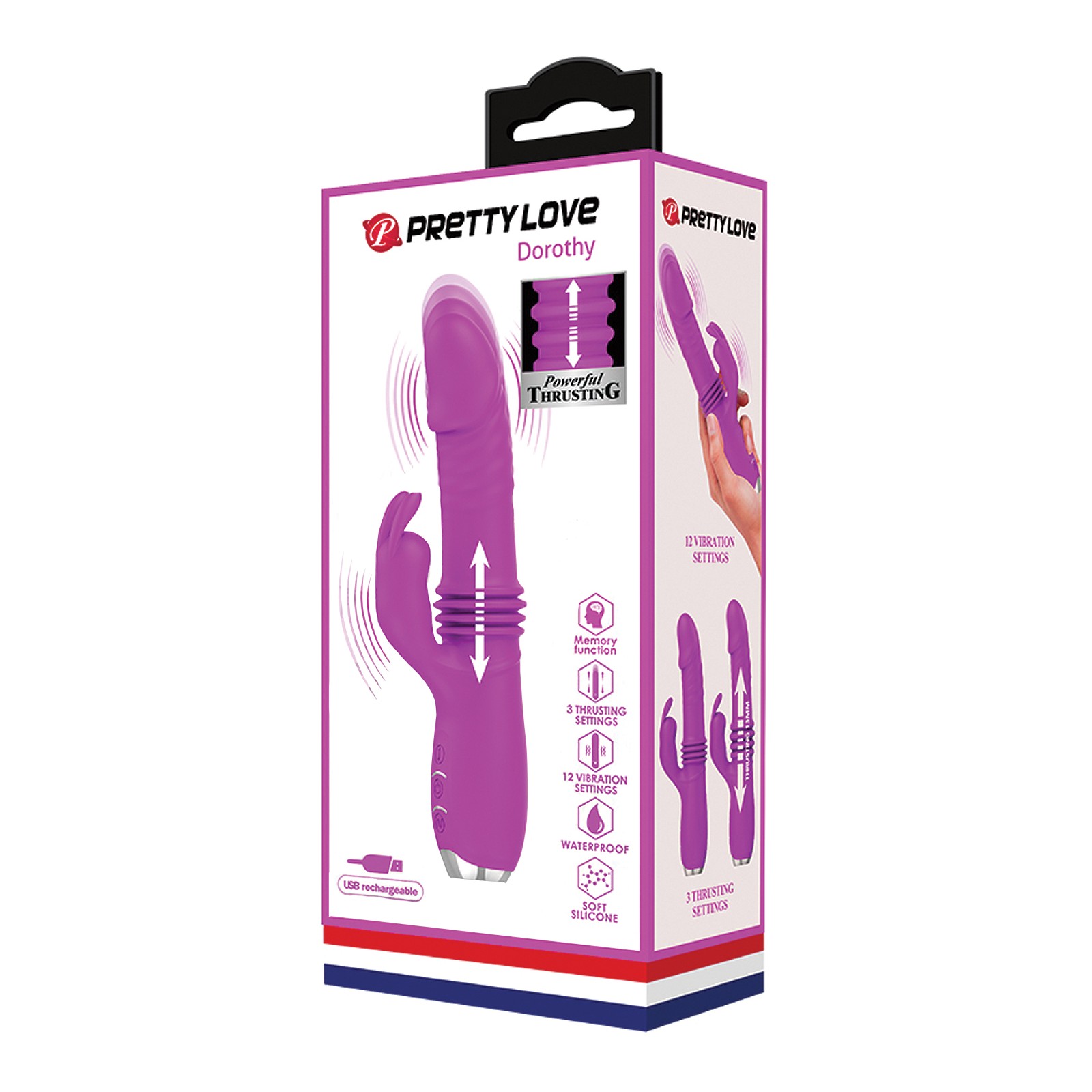 Conejito Vibrador Pretty Love Dorothy - Fucsia