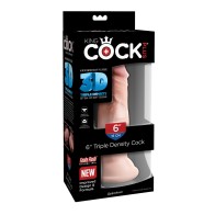 Pene Triple Densidad King Cock Plus de 6 Pulgadas