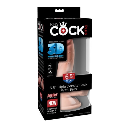 Dildo King Cock Plus 6.5 Triple Densidad