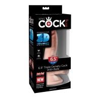 King Cock Plus 6.5 Triple Density Dildo