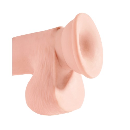 Pene King Cock Plus 7.5" Triple Densidad con Testículos