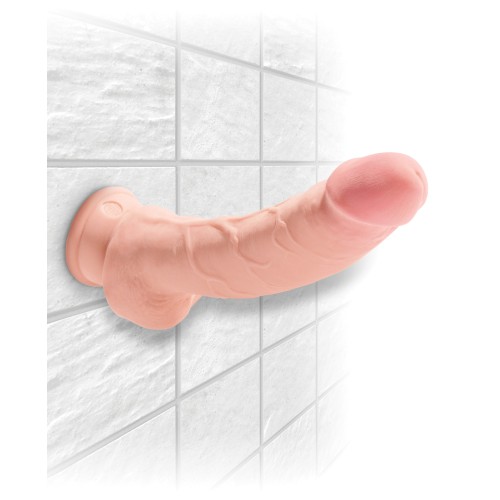 King Cock Plus 8 Pulgadas Cock Triple Densidad con Bolas