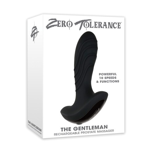 Zero Tolerance Rechargeable Prostate Massager - Black