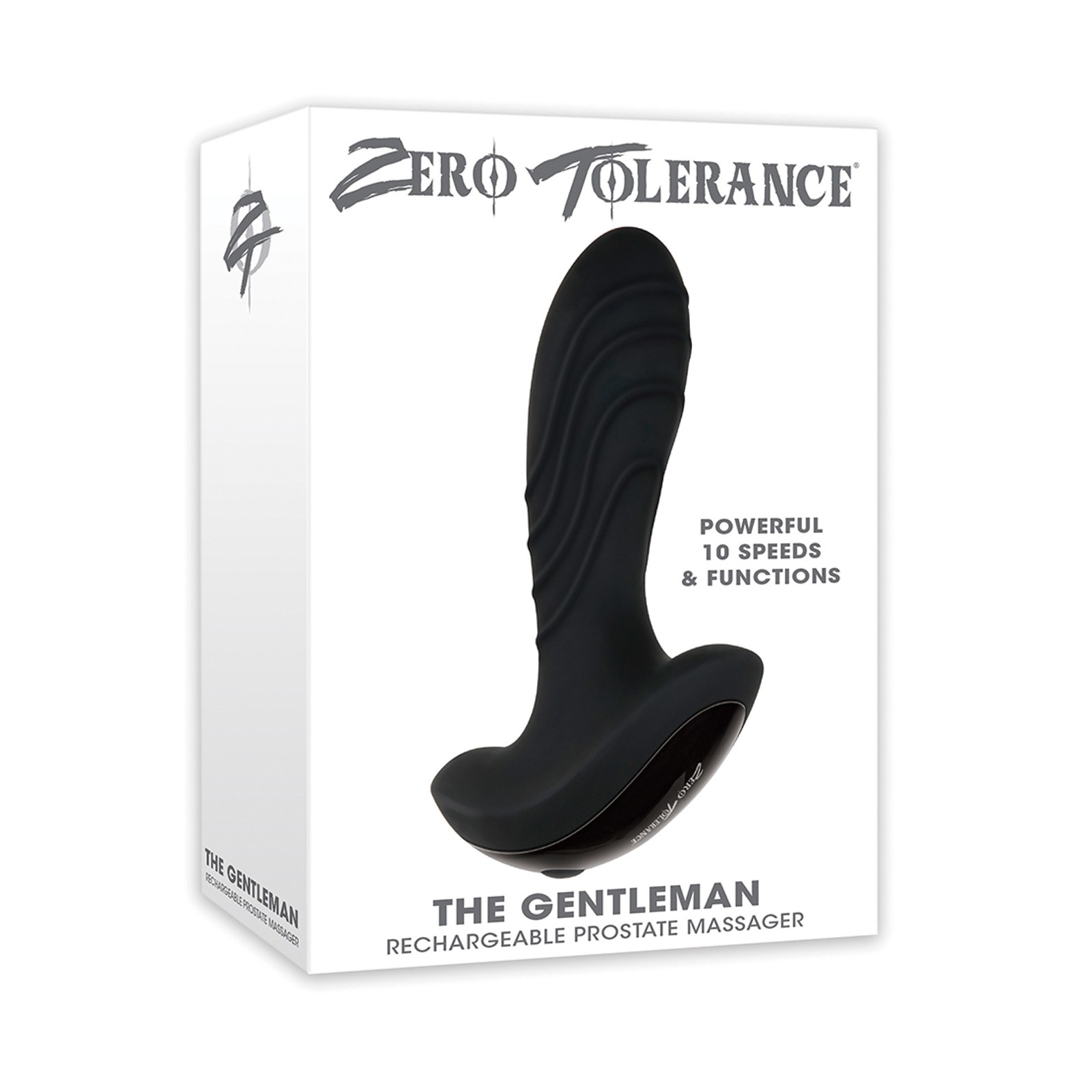 Zero Tolerance Rechargeable Prostate Massager - Black